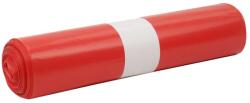 INPAP PLUS Szemeteszsák, 120 L, 110 x 70 cm, 60 m, piros, 20 db