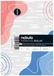 Nebulo Írólap A5, 10-50 félfamentes, 50 lap, Nebulo (P-IFM-20/50-FÓLIA) - web24