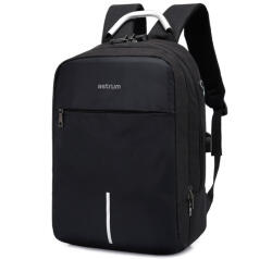 Astrum LB220 Bélelt Laptop Hátizsák / Táska 15"-ig Vízhatlan Oxford Pu Beépített Külső USB-Porttal Fekete