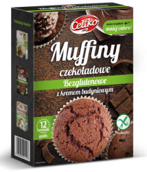 Celiko muffin lisztkeverék étcsokoládé darabokkal és pudinggal 310 g - biopanda