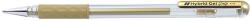 Pentel Pix cu gel Hybrid Grip fara mecanism 0.8 mm Pentel auriu PEK118X (PEK118X)