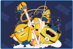  Minyonok Szőnyeg, Fürdőszobai Kilépő - 80 x 120 cm