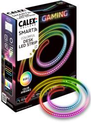 Calex Smart Colorful RGBIC LED szalag intelligens játékhoz, Wi-Fi, Bluetooth, Razer Chroma RGB, játékszinkronizálás, 12 W, színes fény, kompatibilis a Google Assistant és Alexa szolgáltatással, IP20, 1, 5 m