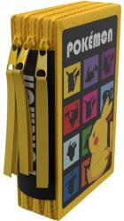 Pokémon 3 rekeszes tolltartó, 20x13x7 cm, felszerelt, 40 db, sárga, Pokemon (SHOP4U-17229)