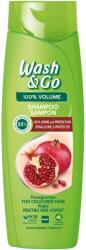 Wash&Go sampon, Gránátalma kivonattal, Festett hajra, 360ml