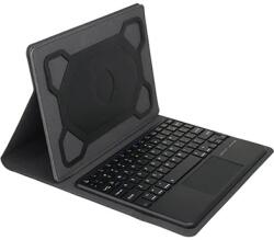 Astrum Univerzális Tablet Tok Bluetooth 3.0 Magyar Nyelvű Billentyűzettel és Touchpaddal 9/10" Fekete, Android/Ios Kompatibilis TB160