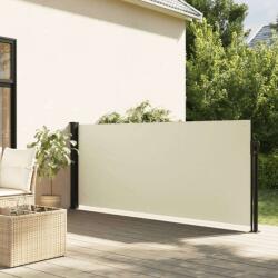 vidaXL krémszínű behúzható oldalsó napellenző 100 x 300 cm (4004265)