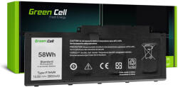 Green Cell DE112 Laptop Akkumulátor / Akku F7HVR Dell Inspiron 15 7537 17 7737 7746 DE112