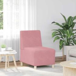 vidaXL rózsaszín bársony kanapéfotel 55 cm (4108483) - pepita