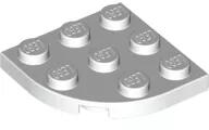 LEGO® 30357c1 - LEGO fehér lap 3 x 3 méretű, lekerekített sarokkal (30357c1)