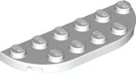 LEGO® 18980c1- LEGO fehér lap lekerekített sarkokkal, 2 x 6 méretű (18980c1)