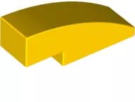 LEGO® 50950c3 - LEGO sárga kocka íves, 3 x 1 méretű, sima (50950c3)
