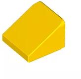LEGO® 54200c3 - LEGO sárga lap 1 x 1 x 2/3 méretű, lejtő (54200c3)