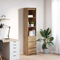 vidaXL kézműves tölgy színű szerelt fa magasszekrény 37, 5x35x180 cm (861669) - pepita