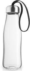 Eva Solo Бутилка за вода 500 ml, черен каишки, стъкло, Eva Solo (ES575040)