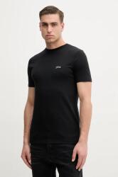 Guess tricou PIMA barbati, culoarea negru, neted, M4GI70 KC9X0 PPYA-TSM1BU_99X (M4GI70.KC9X0)