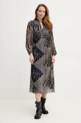 BA&SH rochie ANTAL culoarea bleumarin, maxi, evazati, 1E25ANTA PPYA-SUD1CJ_59X (1E25ANTA)