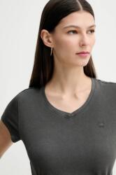 G-Star Raw tricou din bumbac femei, culoarea negru PPYH-TSD1HA_GRA (D24533.B059)