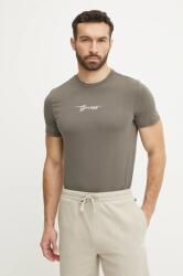 Guess tricou bărbați, culoarea gri, cu imprimeu, U5GM02 KCD31 PPYA-TSM1H8_90X (U5GM02.KCD31)