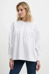 ANSWEAR bluza femei, culoarea alb, neted BBYA-BDD03T_00X (lu8544.fos)