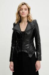 Answear Lab geaca ramones femei, culoarea negru, de tranzitie BBYA-KUD04W_99X (1820.pr.ilk)