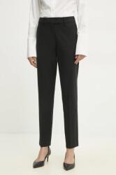 Answear. LAB Answear Lab pantaloni de costum drepți BPYA-SPD003_99X (WS25.SPD003)