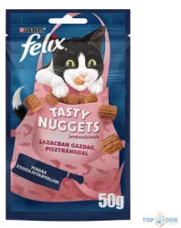 Felix Tasty Nuggets Lazac macska jutalomfalat 50g
