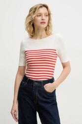 Marc O'Polo tricou din bumbac femei, culoarea roșu, 503219651333 PPYA-TSD0FA_33X (503219651333)