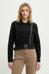 Answear Lab geaca jeans culoarea negru, de tranzitie BBYH-KUD072_99X (rd2508.FKK)