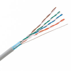 KELine KE300S26-RLX FTP (F/UTP) PATCH Cat. 5e 4x2xAWG24 adatátviteli kábel 125MHz 1 Gigabit LSOH (KE300S26-RLX)