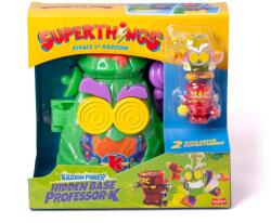 Magic Box Toys Set de joaca cu figurine Superthings, Kazoom Power, Baza ascunsa Profesor K