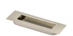  Fogantyú UZ-E6-96-06 Inox tolóajtó kagyló Tolóajtó kagyló süllyesztett nikkel (UZE609606)