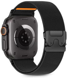 Tech-Protect TP2441 Tech-Protect Nylon Apple Watch 6 / 7 / 8 / 9 / 10 / SE / ULTRA 1 / 2 (44/45/46/49mm) óraszíj, Fekete (TP2441)
