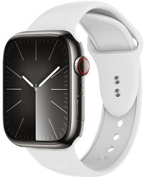 Crong Liquid - Apple Watch szíj 44/45/46/49 mm fehér (CRG-44LQB-WHI)