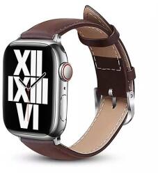 Crong Noble Band - Bőr szíj Apple Watchhoz 38/40/41/42 mm espresso (CRG-40NOB-ESP)