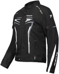 Seventy Degrees Geacă motocicletă damă Seventy Degrees SD-JR67 Piston negru-gri-alb (SD2106724)