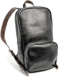 BeaverCraft Steadfast - Bőr Laptop Hátizsák Férfiaknak, Fekete LC_Steadfast_Black (LC_Steadfast_Black)