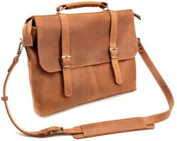 BeaverCraft bőr válltáska férfiaknak, barna LC_Ardor_Brown (LC_Ardor_Brown)