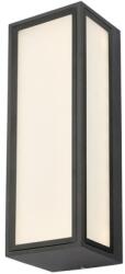 där lighting group Aplica Arham Outdoor Wall Light Matt Grey Frosted Glass IP65 LED (ARH2139 DAR LIGHTING)