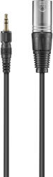 GODOX GAC-IC1 XLR-3.5mm Jack (Male) Audio adapter, átalakító kábel (57cm) (GAC-IC1)