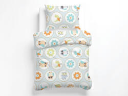  HAPPY OWLS gyerek pamut ágyneműhuzat 100x135+40x60 (10000012647)