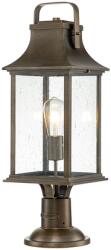 Elstead Lighting Grant 1 Light Large Pedestal Lantern (QN-GRANT3-L-BU)