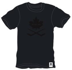 CCM Tricou pentru bărbați Blackout Leaf SS Tee Black S