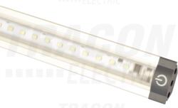 TRACON LED inseriabil pentru mobilier, constructie triunghiulara LSBS11CW 12 VDC, 11 W, 870 lm, 6000 K, 144×SMD3528, EEI=A (LSBS11CW)
