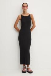 Abercrombie & Fitch ruha fekete, maxi, testhezálló, KI159-4740 - fekete S