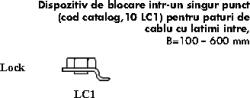 Elvan Dispozitiv de blocare capac (10LC1)