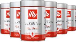 illy Moka Tostato Normal Classico Arabica Cafea macinata 250g 6 buc