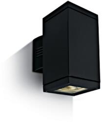 Schrack Cube 2-WL 2x75W, E27, 100-240V, PAR30, IP54, negru (LID15592)