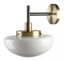GTV Corp de iluminat aplicat perete - Wall luminaire LAMIA 2, 3759, max250V, 50/60Hz, 1*E27, max. 40W, IP20, avg. 30, 6 cm, black/gold (OS-LAM2-11-DEC)