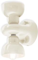 Ferroluce Applique 2 Luci / Wall Lamp Deco Berimbau Finish Crm - Crema C2601 (8056598474770)